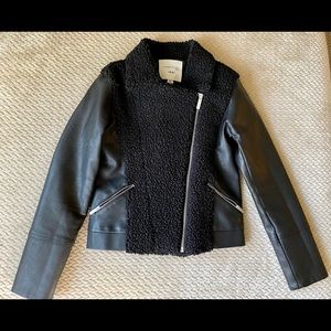 Habitual faux leather Moto jacket jacket size 10